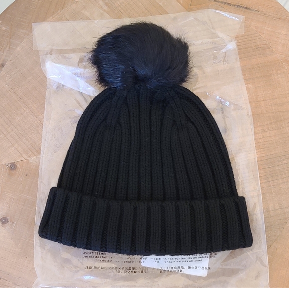 J. Crew Ribbed Pom-Pom Beanie